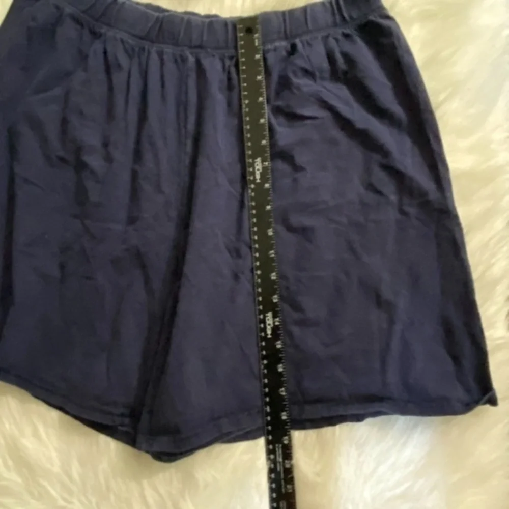 Just My Size Women’s Shorts Size 3X Blue Stretch Relaxed‎ Fit